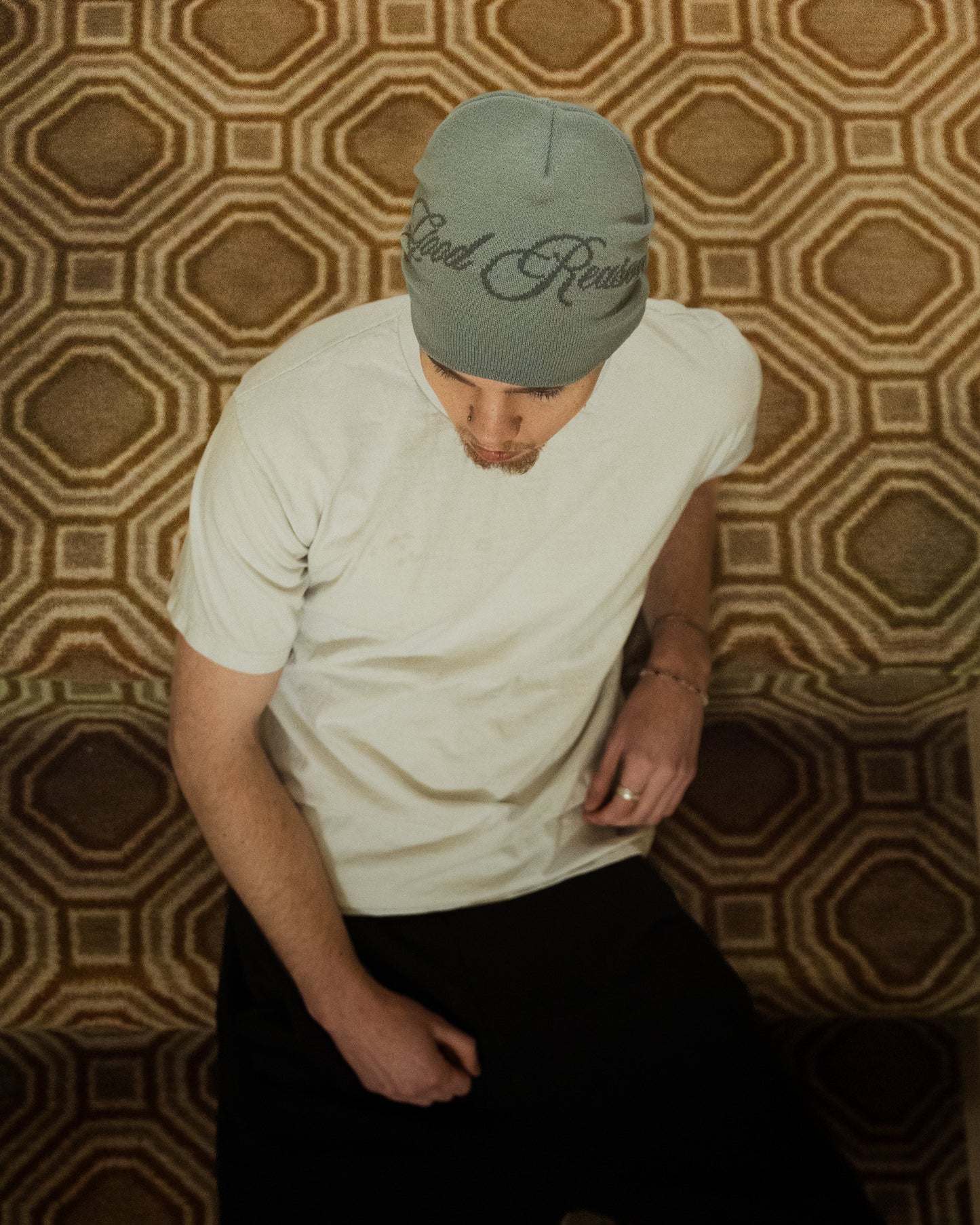 Grey Good Reason Scripted Beanie