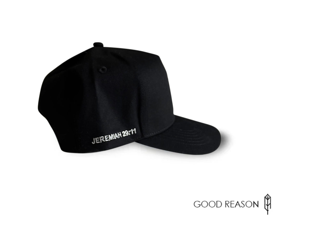 All Black SnapBack Jeremiah 29:11 Good Reason SnapBack