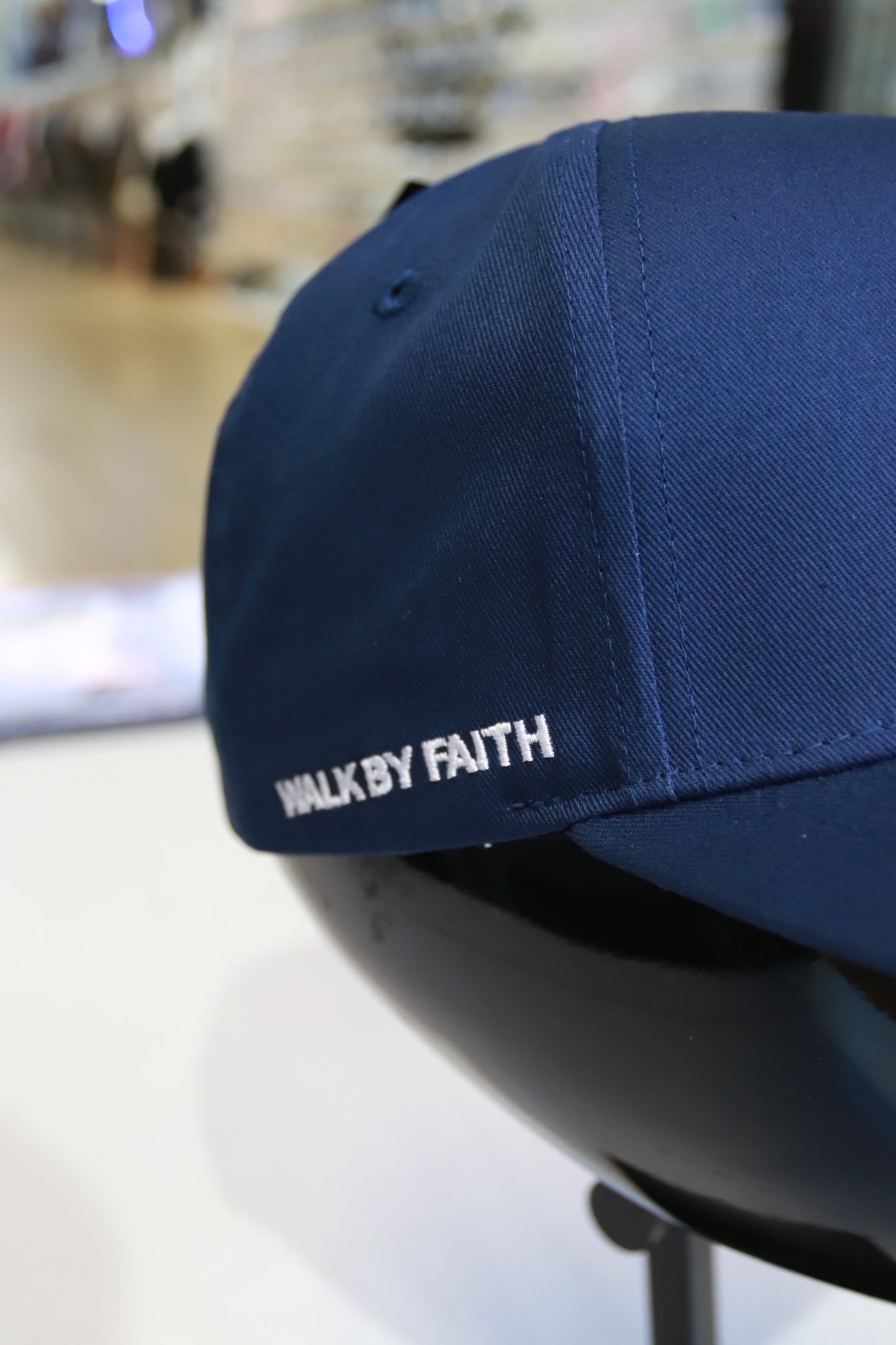 Red Vintage Patch Dark Navy Snapback