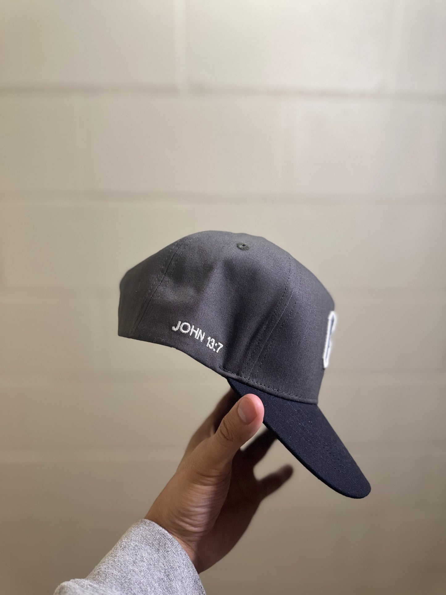 Good Reason JOHN 13:7 Grey & Black SnapBack