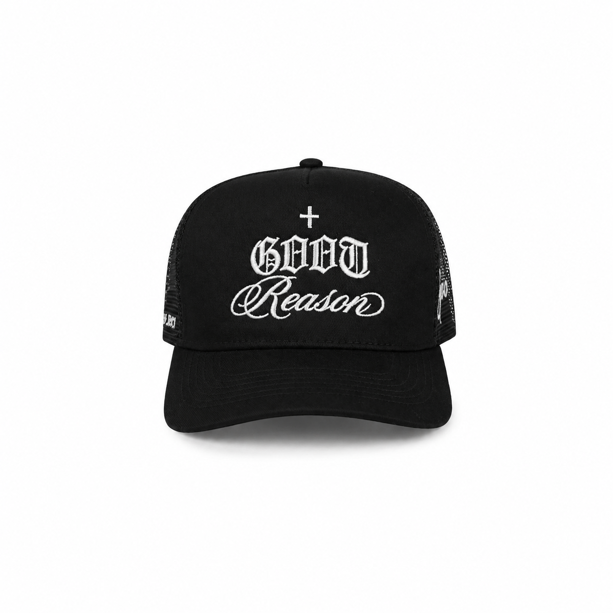 The Cross Structured Mesh Trucker Cap